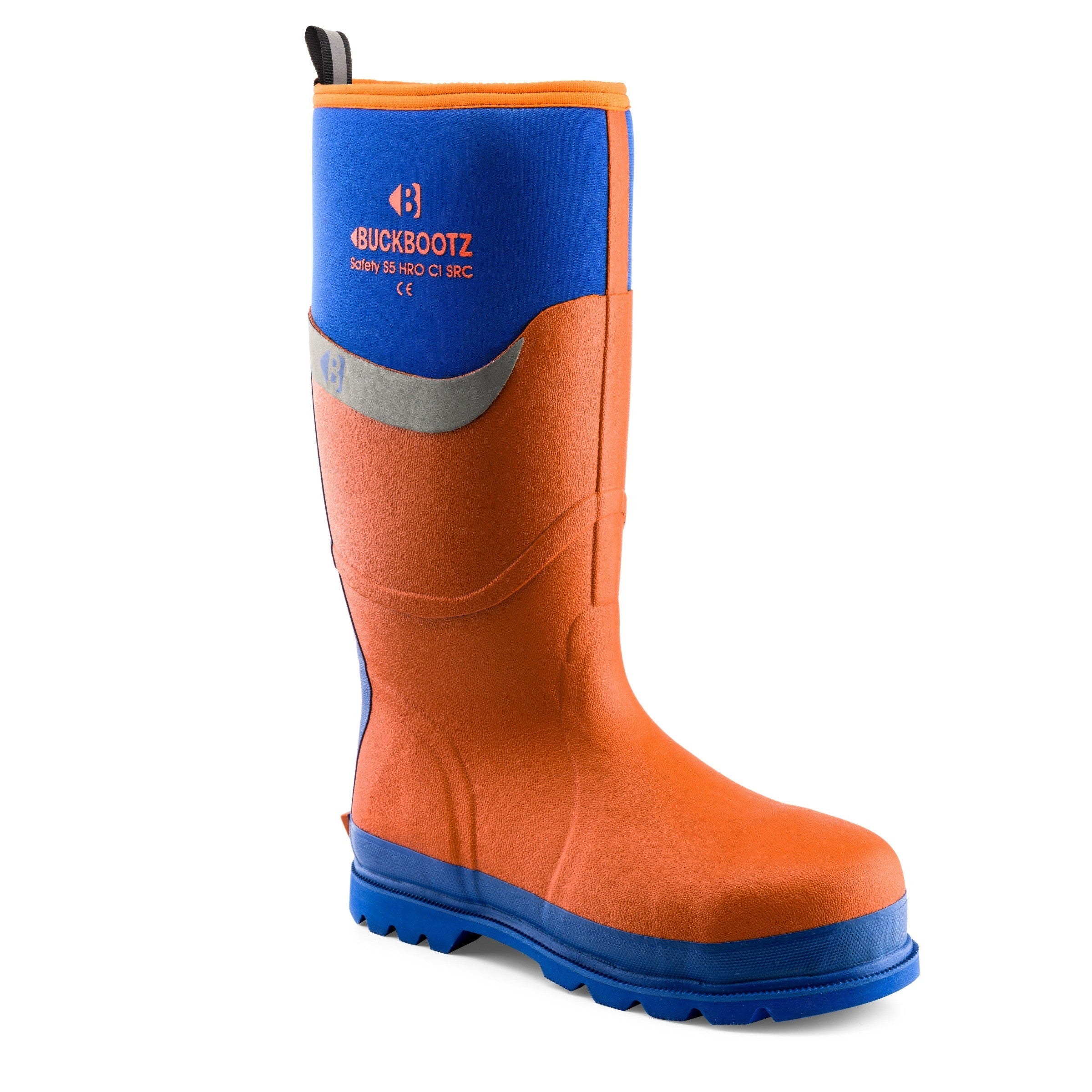 BBZ6000 Safety Wellington Boot - Orange Blue