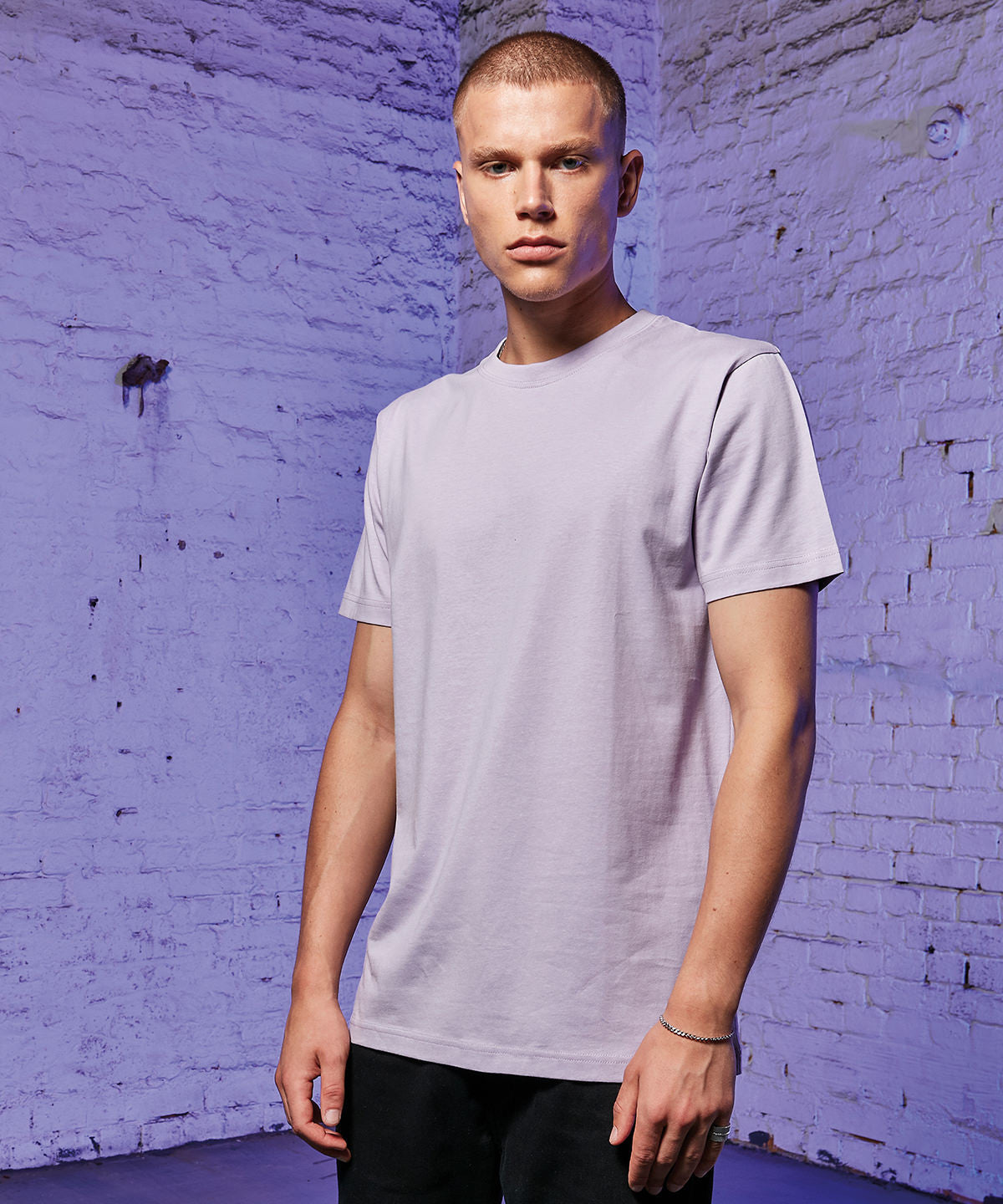 Build Your Brand T-Shirt Round-Neck - Lilac