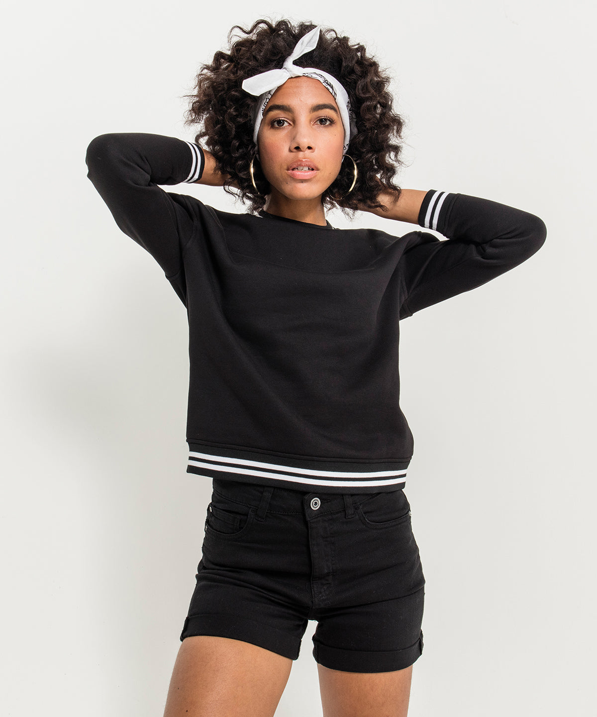 Build Your Brand Women's College Sweat Crew