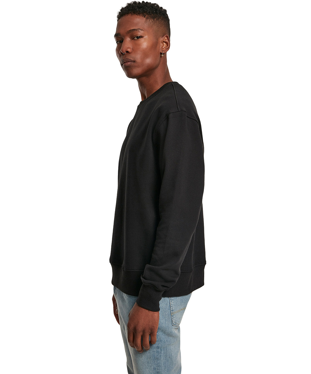 Build Your Brand Premium Oversize Crew Neck