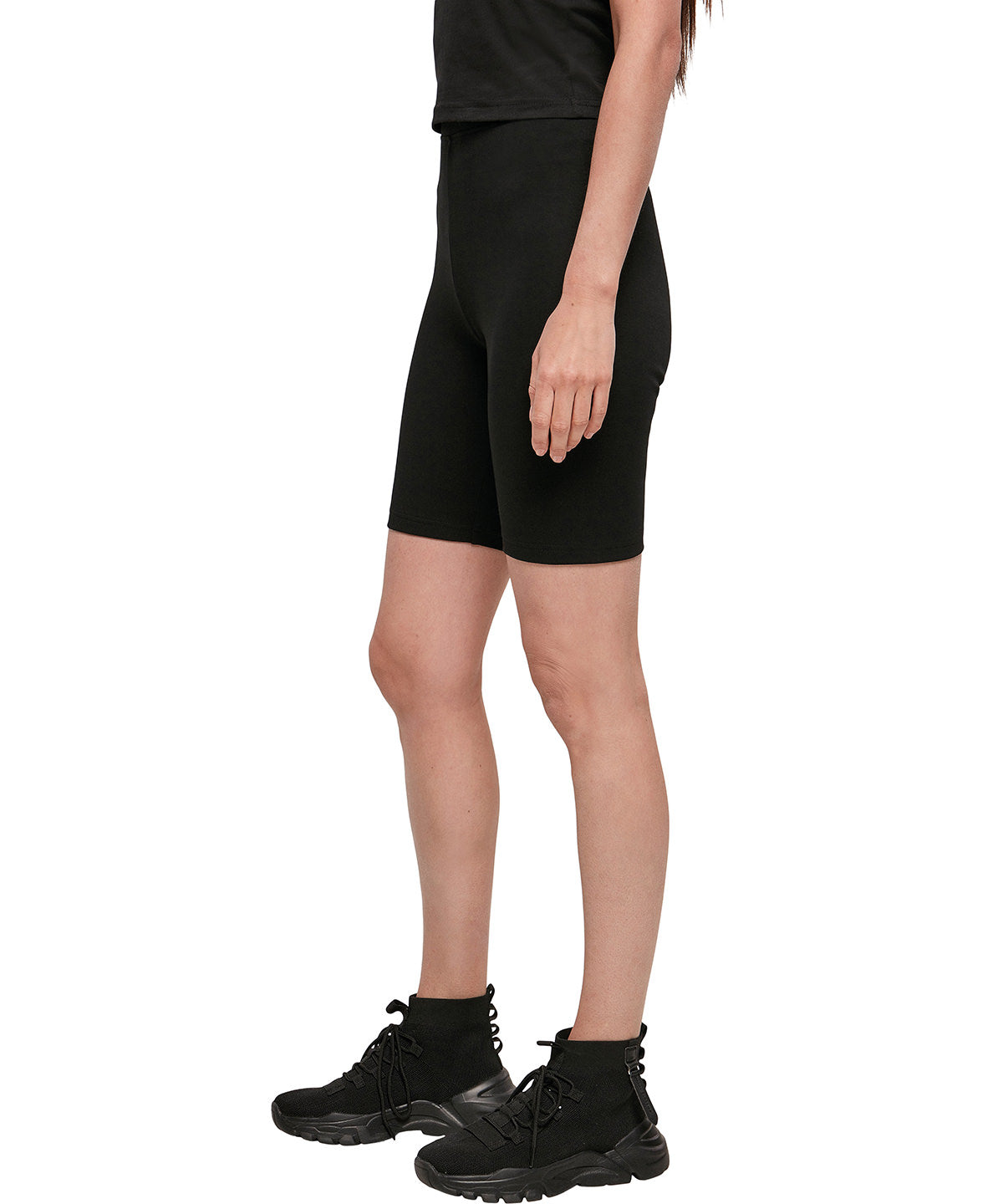 Build Your Brand Women's High Waist Cycle Shorts