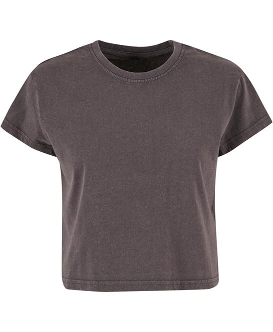 Build Your Brand BY305 Women’s Vintage Cropped Tee