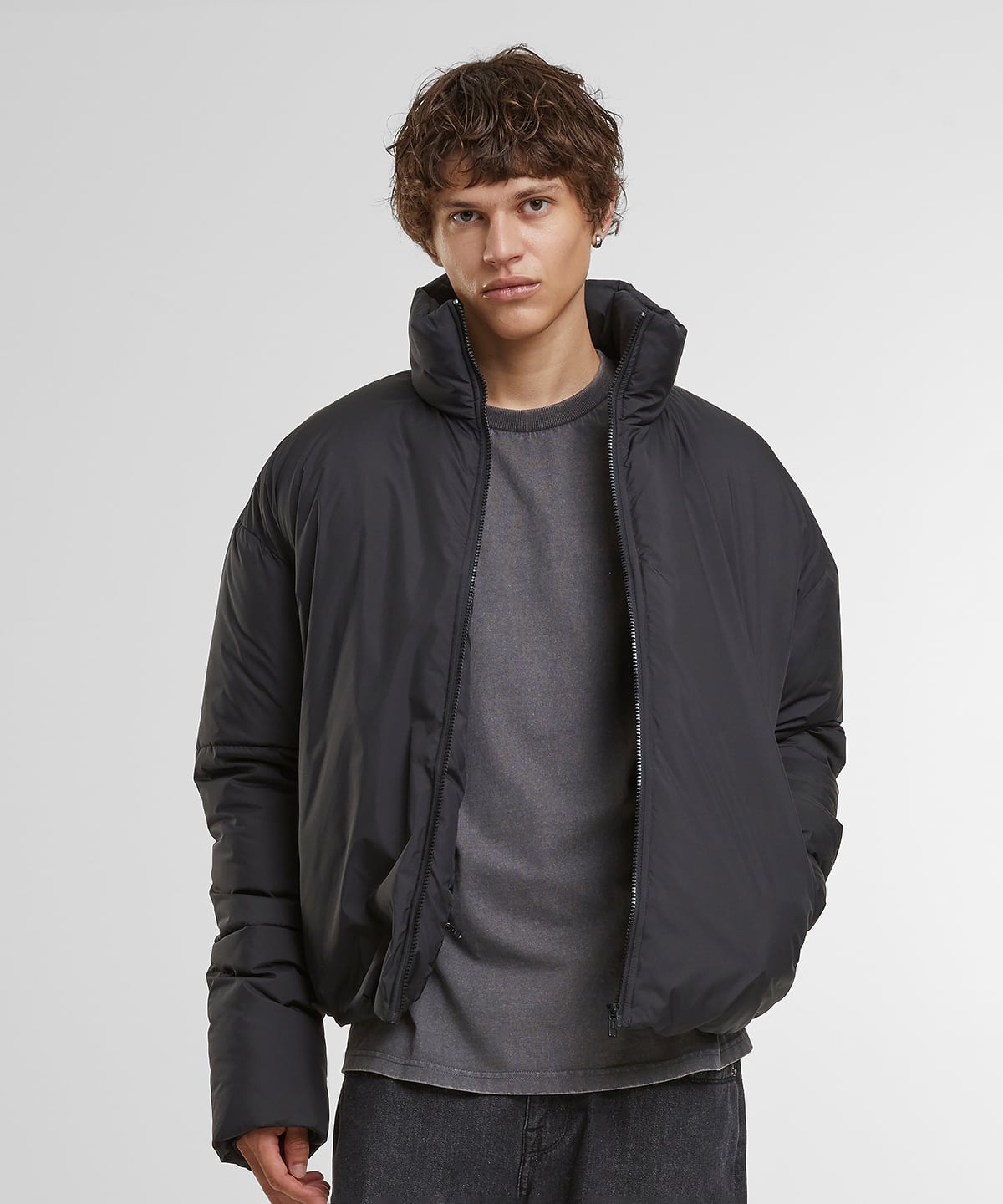 Build Your Brand BY309 Oversized Puffer Jacket