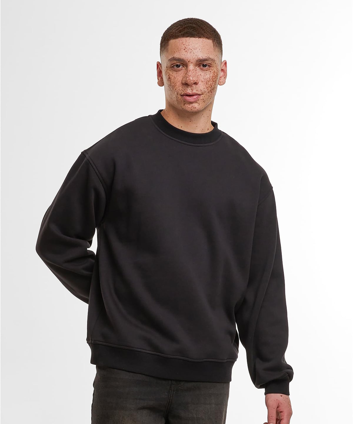 Build Your Brand BY409 Loose-Fit Sweatshirt