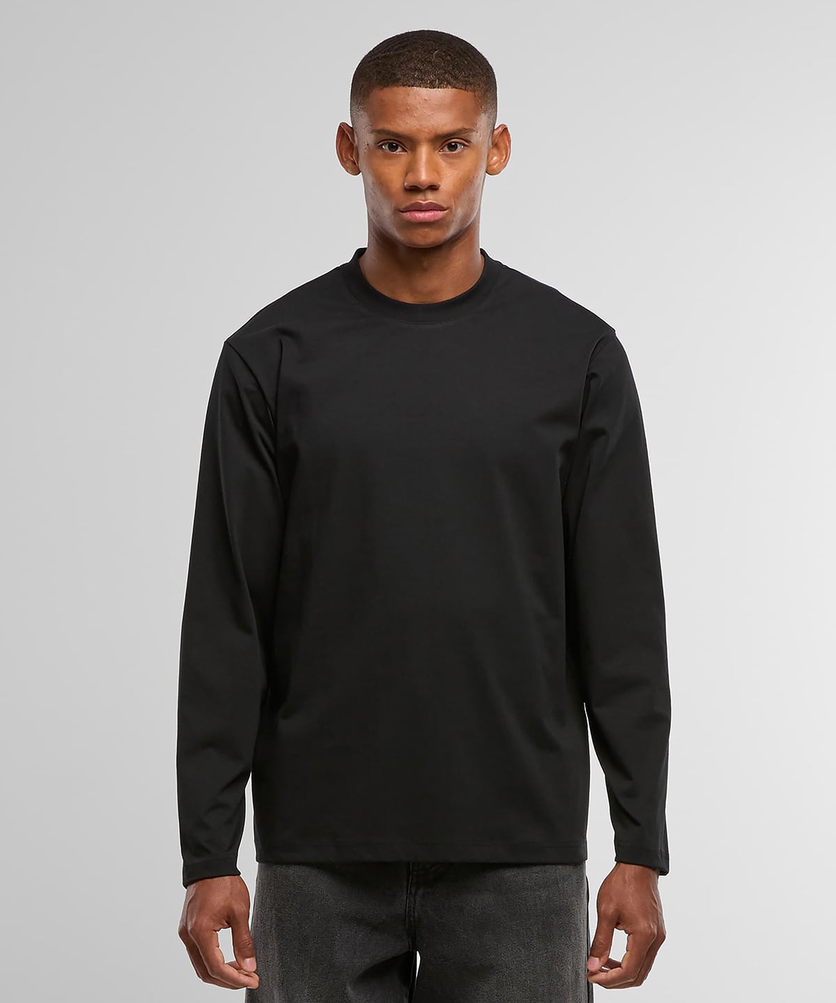 Build Your Brand BY420 Sorona Loose Long Sleeve