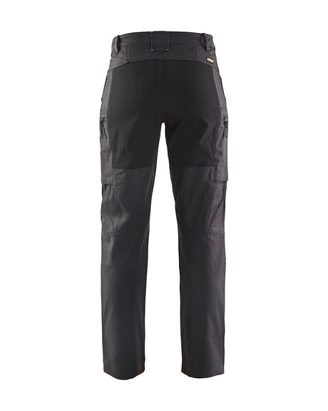 Blaklader Women's Service Trousers Stretch 71591146 #colour_dark-grey-black