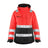 Blaklader Women's Hi-Vis Winter Jacket 4872 #colour_red-hi-vis-black