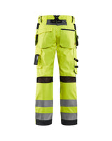 Blaklader Ventilated Hi-Vis Trousers 1565 #colour_hi-vis-yellow-black