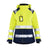 Blaklader Women's Hi-Vis Shell Jacket 4904 #colour_hi-vis-yellow-navy-blue