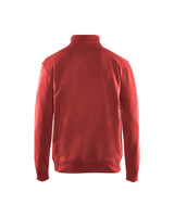 Blaklader Sweatshirt with Half Zip 3369 #colour_red