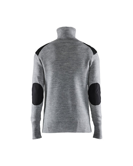 Blaklader Wool Sweater 4630 #colour_grey-melange-dark-grey