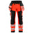 Blaklader Softshell Hi-Vis Trousers 1820 #colour_red-hi-vis-black