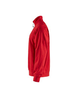 Blaklader Sweatshirt with Half Zip 3369 #colour_red