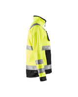 Blaklader Women's Hi-Vis Softshell Jacket 4902 #colour_hi-vis-yellow-black