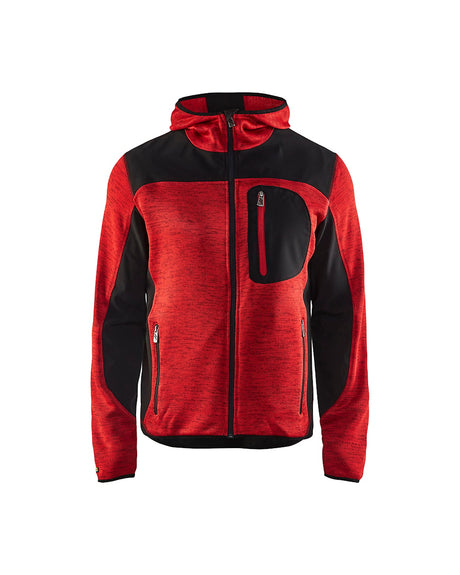 Blaklader Knitted Jacket 4930 #colour_red-black