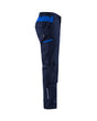 Blaklader Industry Trousers Stretch with Knee Pad Pockets 1448 #colour_navy-blue-cornflower-blue