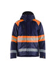 Blaklader Winter Jacket Hi-Vis 4480 #colour_navy-blue-orange