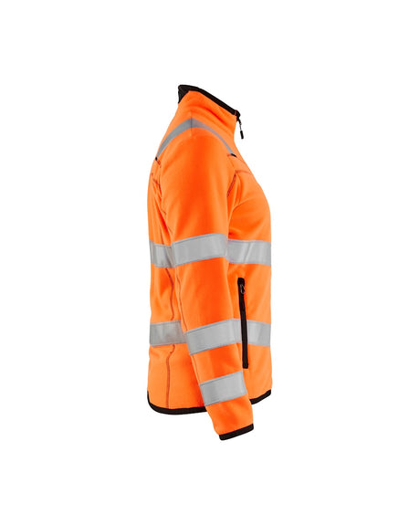 Blaklader Women's Microfleece Jacket Hi-Vis 4966 #colour_orange