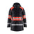 Blaklader Winter Parka Hi-Vis 4485 #colour_black-red-hi-vis