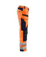 Blaklader Multinorm Inherent Trousers 1589 #colour_orange-navy-blue