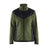 Blaklader Women's Knitted Jacket with Softshell 5943 #colour_autumn-green-black