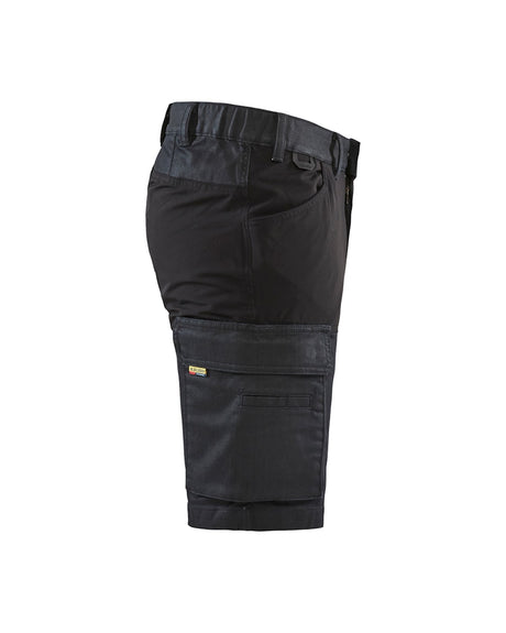 Blaklader Service Shorts with Stretch 1437 #colour_navy-blue-black