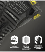 Mechanix Wear M-Pact Wolf Tactical Impact Resistant Gloves