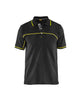 Blaklader Polo Shirt 3389 #colour_black-hi-vis-yellow