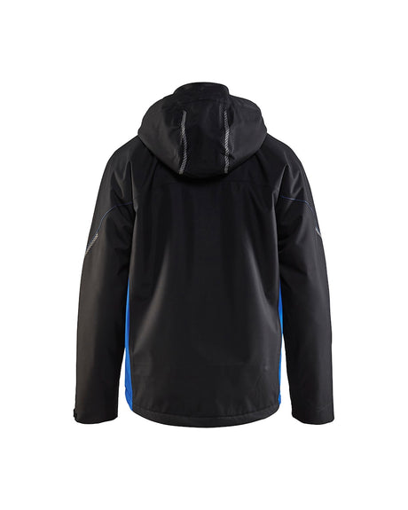 Blaklader Shell Jacket 4790 #colour_black-cornflower-blue