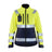 Blaklader Women's Hi-Vis Softshell Jacket 4902 #colour_hi-vis-yellow-navy-blue