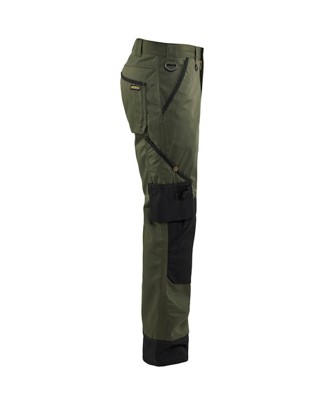 Blaklader Garden Trousers 1454 #colour_green-black