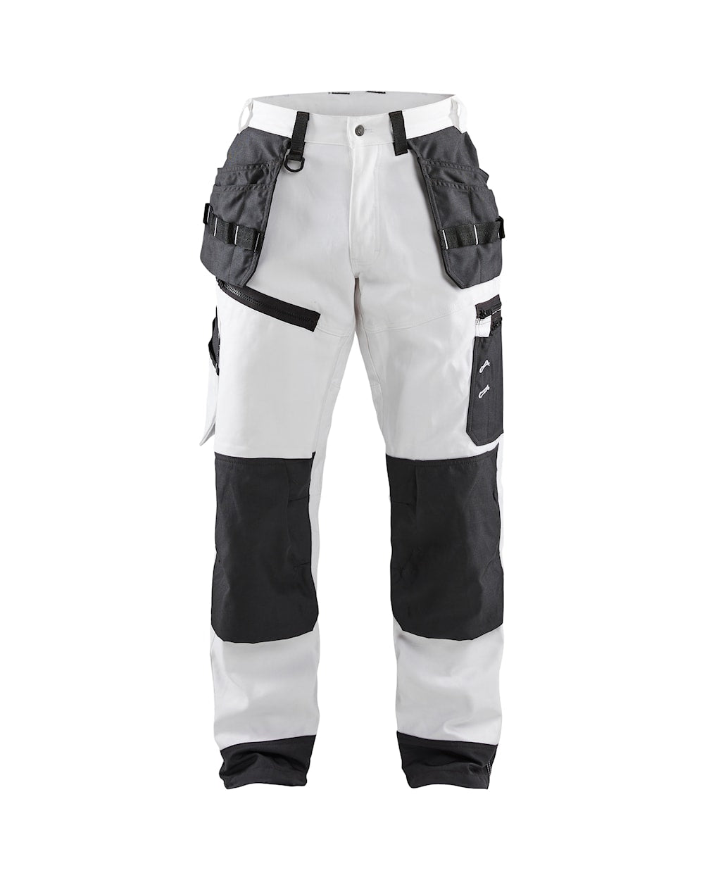 Blaklader X1500 Painters Trousers 1510 #colour_white-dark-grey