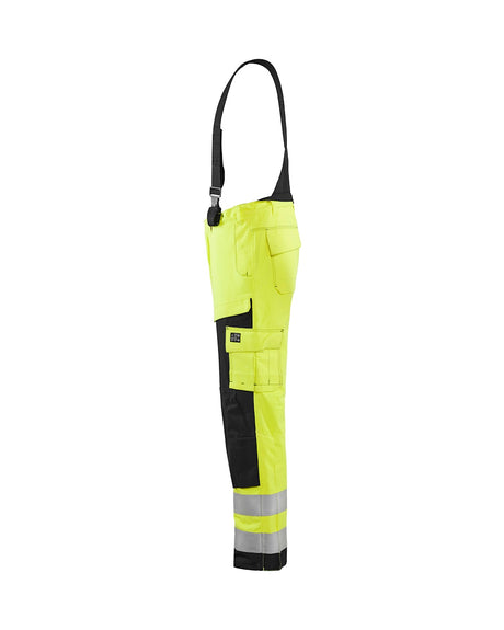 Blaklader Multinorm Winter Trousers 1868 #colour_hi-vis-yellow-navy-blue