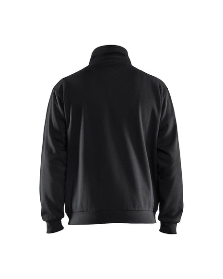 Blaklader Sweatshirt Half-Zip 3587 #colour_black