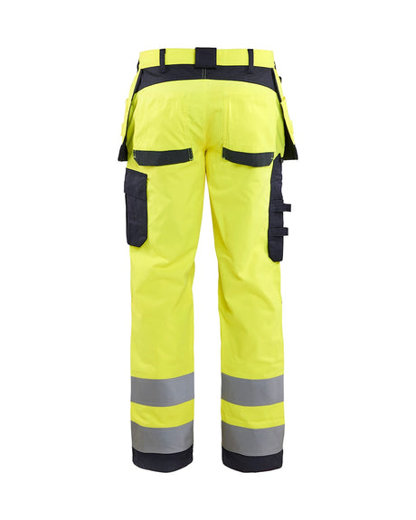 Blaklader Multinorm Inherent Trousers 1589 #colour_hi-vis-yellow-navy-blue