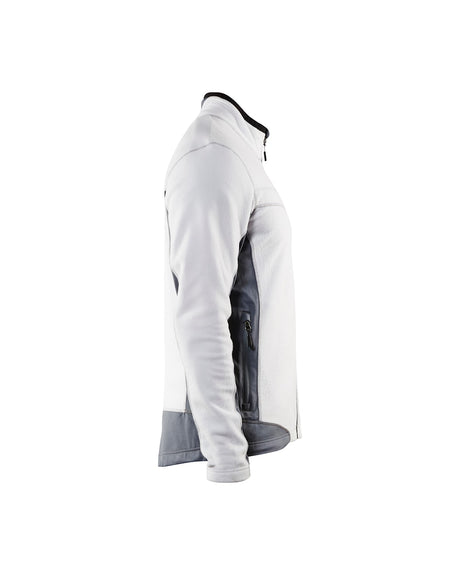 Blaklader Micro Fleece Jacket 4997 #colour_white-grey