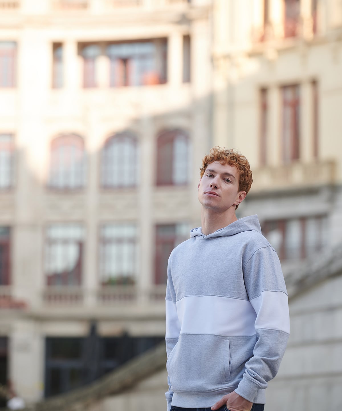 Front Row FR803 Heavyweight Panelled Hoodie