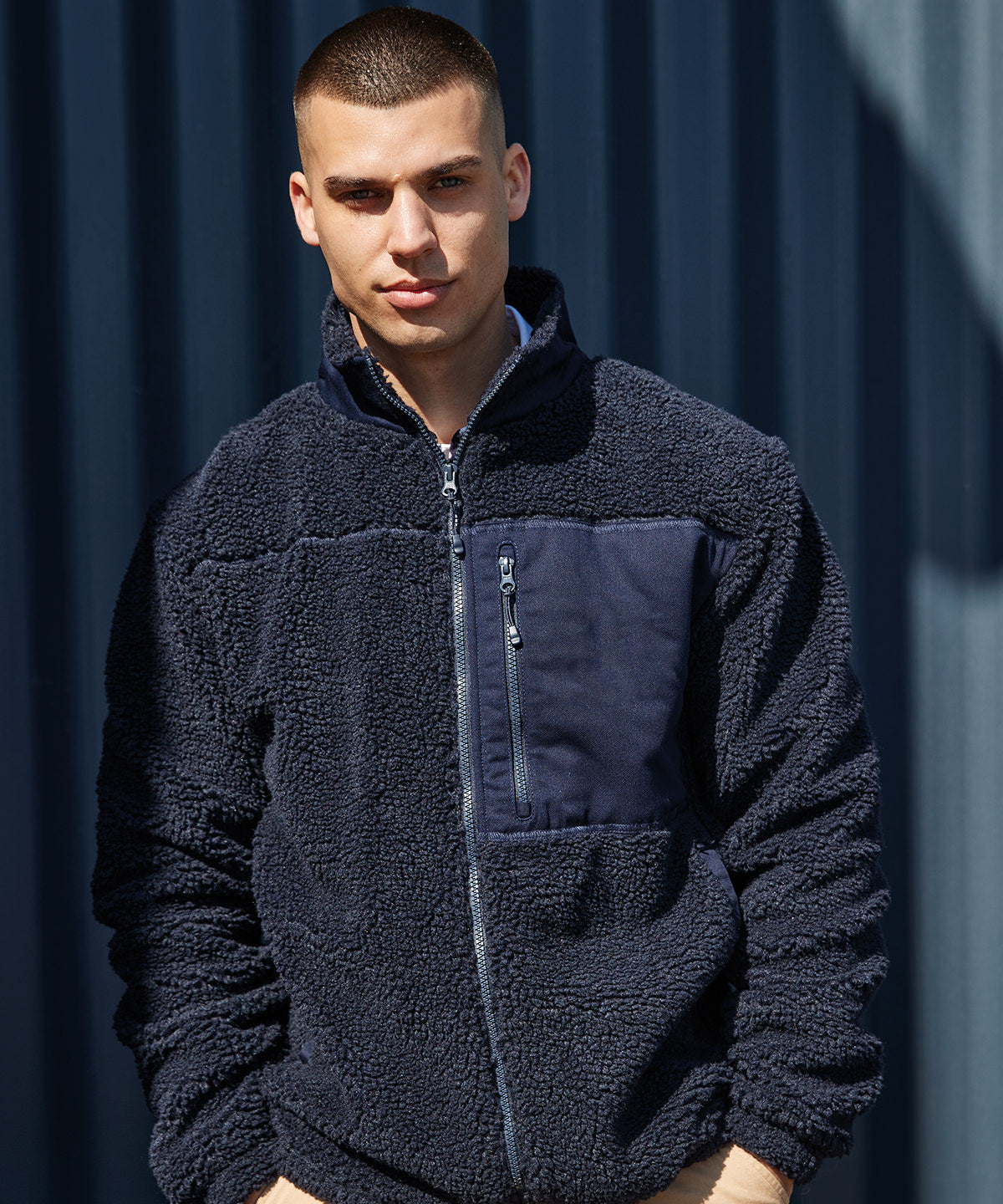 Front Row Recycled Sherpa Fleece