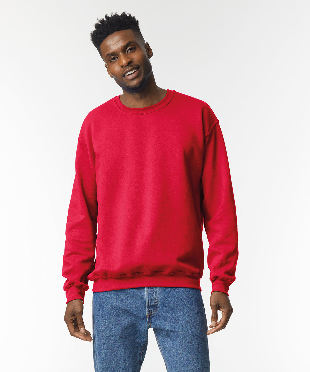 Gildan Heavy Blend Adult Crew Neck Sweatshirt - Cherry Red