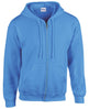 Gildan Heavy Blend Full Zip Hooded Sweatshirt - Carolina Blue