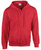 Gildan Heavy Blend Full Zip Hooded Sweatshirt - Red