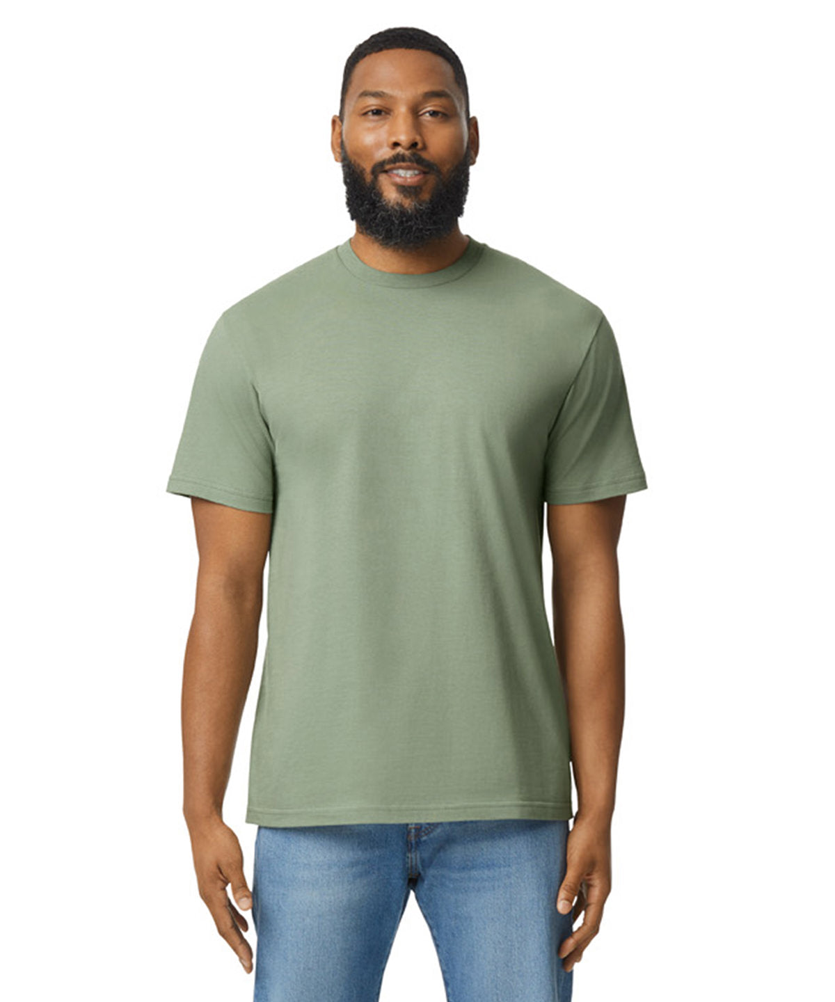 Gildan GD102 Softstyle™ Midweight Adult No-Label Enzyme Wash T-Shirt