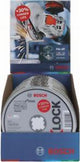 Bosch Professional X-LOCK Standard Straight Cutting Wheel for Inox - 10x125x1x22.23mm - WA 60 T BF