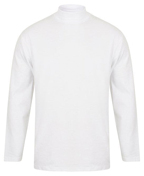 Henbury Long Sleeve Roll Neck Top