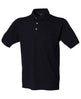 Henbury Classic Cotton Piqué Polo With Stand-Up Collar