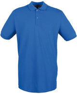 Henbury Micro-Fine Piqué Polo Shirt - Royal*