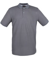 Henbury Micro-Fine Piqué Polo Shirt - Steel Grey