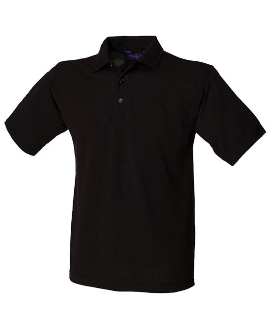 Henbury 65/35 Classic Piqué Polo Shirt - Black*