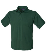 Henbury 65/35 Classic Piqué Polo Shirt - Bottle Green*