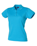 Henbury Women's Coolplus® Polo Shirt - Turquoise